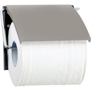 Portarrollos de papel higienico msv de poliestireno en color topo 13 x 12 x 5 cm