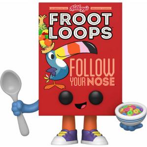 Figura pop kelloggs froot loops cereal box