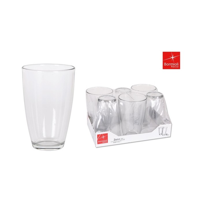 SET 6 VASOS 430CC ZENO - Imagen 1