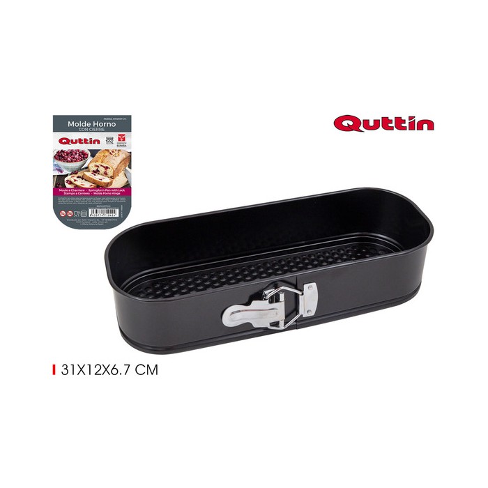 MOLDE HORNO CIERRE 31X12X6.7CM DG QUTTIN - Imagen 1