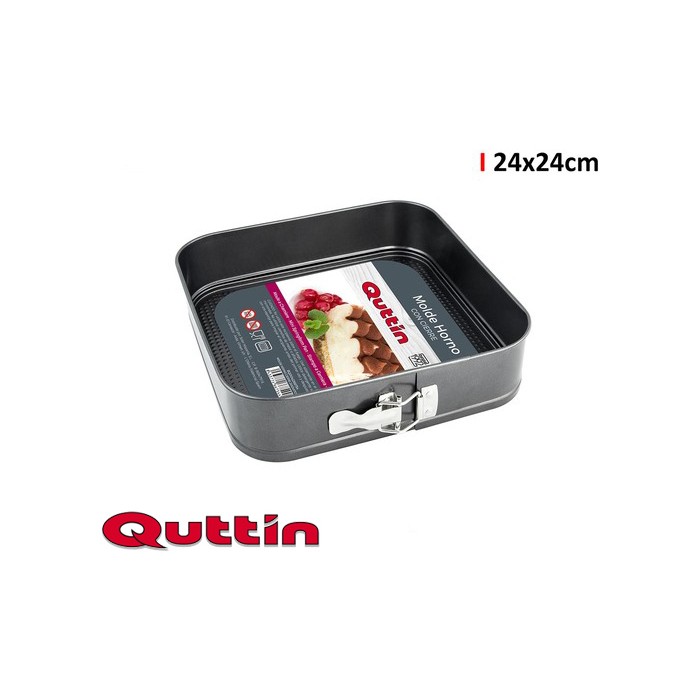 MOLDE HORNO CIERRE 24X24X7CM/0,4MM QUTTIN - Imagen 1