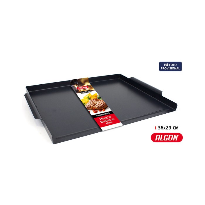 PLANCHA BARBACOA PLANA 36X29CM ALGON - Imagen 1