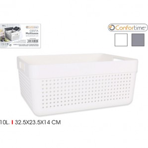 CESTA MULTIUSOS 32.5X23.5X14CM CONFORTIME - Imagen 1