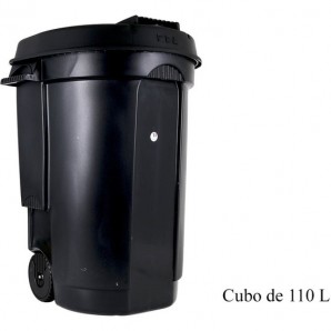 CUBO BASURA CON RUEDAS 110L EDA - Imagen 1