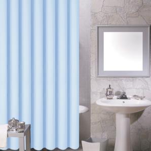Cortina de ducha plástico color azul - msv