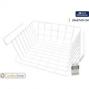 CESTA P/ESTANTE COCINA 29X27X15CM CONFORTIME - Imagen 1