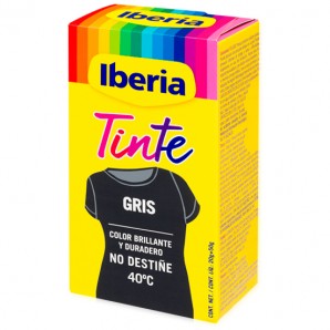 IBERIA TINTE PARA ROPA - GRIS - Imagen 1