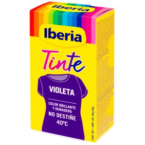 IBERIA TINTE PARA ROPA - VIOLETA - Imagen 1
