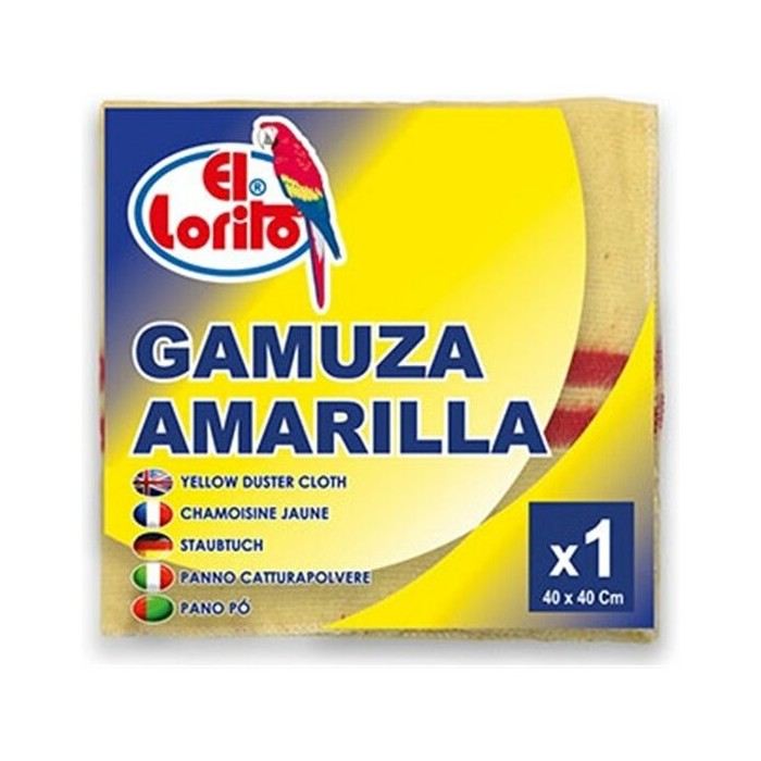 GAMUZA AMARILLA 40X40CM - Imagen 1