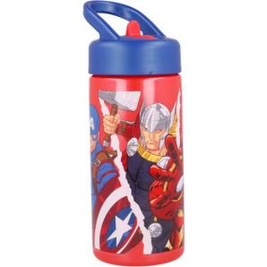 Avengers botella cantimplora pajita410ml