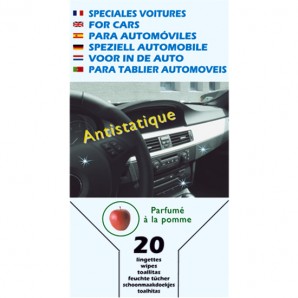 TOALLITAS PARA AUTOMOVILES (INTERIOR) X20 - Imagen 1