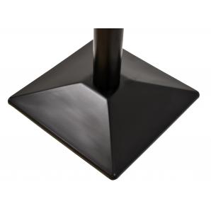 2 Bases de mesa soho, negra, base de 40 x 40 cms, altura 72 cms - 2 unidades