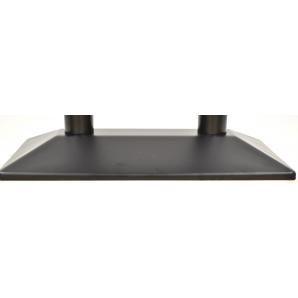 2 Bases de mesa soho, alta, rectangular, negra, base de 70 x 40 cms, altura 110 cms - 2 unidades