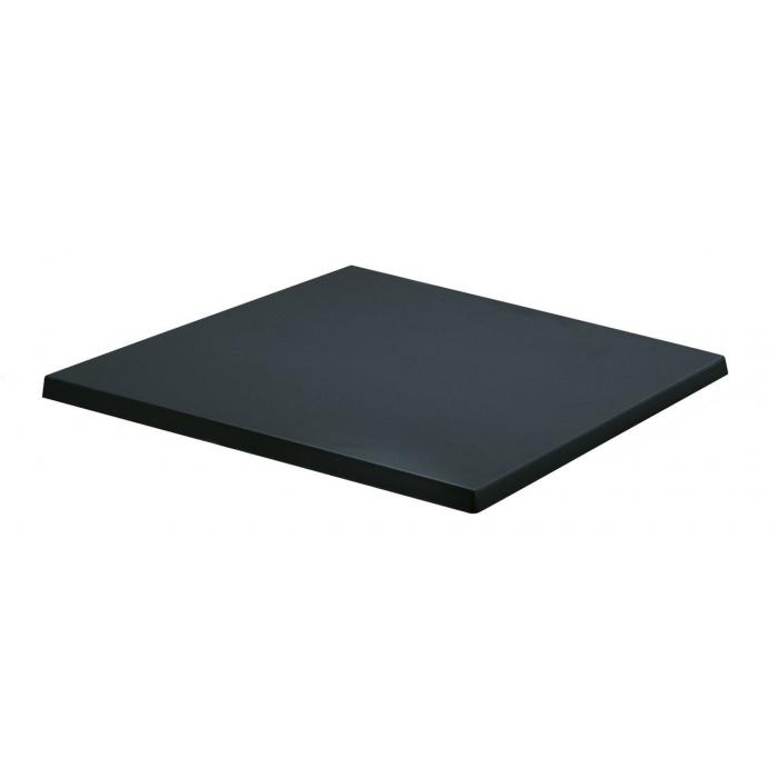 2 Tableros de mesa werzalit sm, negro 55, 80 x 80 cms* - 2 unidades