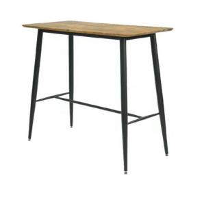 Mesa nitra, alta, metal, tapa dm 6064 vintage, 120 x 60 cms