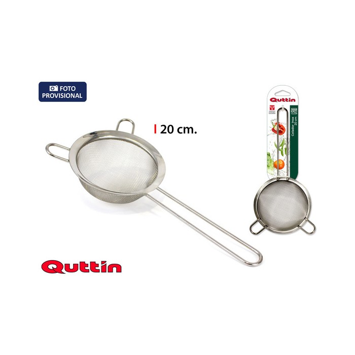 COLADOR ACERO INOX 20CM QUTTIN - Imagen 1