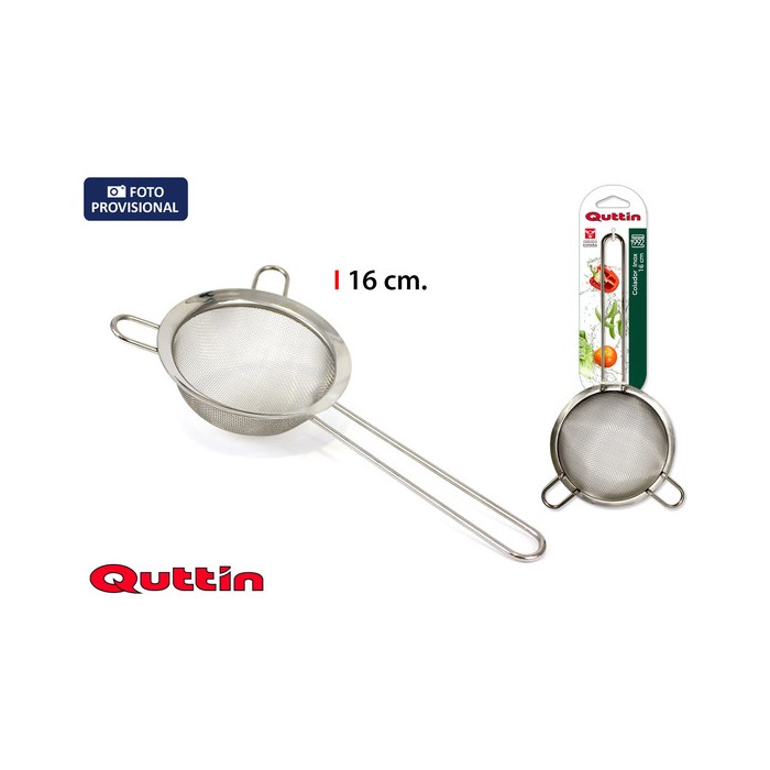 COLADOR ACERO INOX 16CM QUTTIN - Imagen 1