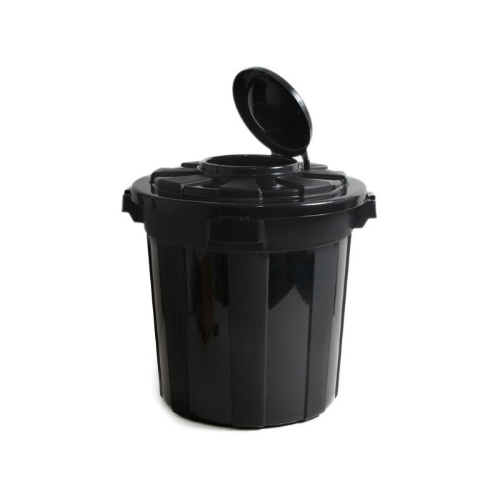 CUBO BASURA 50L C/TAPA Y ANCLAJE HOP - Imagen 1