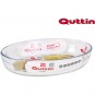 FUENTE VIDRIO OVAL 30X21CM 2,2L QUTTIN - Imagen 1