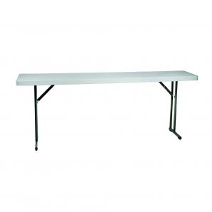 GARBAR BACH Mesa Rectangular Plegable Interior, Exterior 180x45 Gris