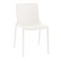 2 RESOL BEEKAT Silla Interior, Exterior  Blanco - 2 unidades
