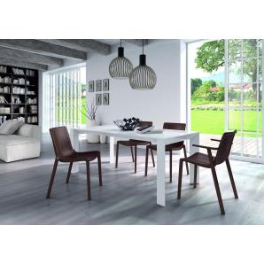 2 RESOL BEEKAT Silla Con Brazos Interior, Exterior  Blanco - 2 unidades