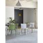 2 RESOL BEEKAT Silla Con Brazos Interior, Exterior  Blanco - 2 unidades