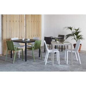 2 RESOL BEEKAT Silla Con Brazos Interior, Exterior  Rojo - 2 unidades