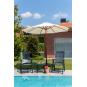 4 GARBAR BLANES Silla Con Brazos Multiposiciones Exterior Antracita - 4 unidades