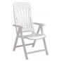 4 GARBAR BLANES Silla Con Brazos Multiposiciones Exterior Blanco - 4 unidades