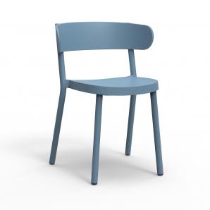 2 RESOL CASINO Silla Interior, Exterior  Azul retro - 2 unidades
