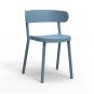 2 RESOL CASINO Silla Interior, Exterior  Azul retro - 2 unidades