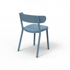 2 RESOL CASINO Silla Interior, Exterior  Azul retro - 2 unidades