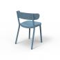 2 RESOL CASINO Silla Interior, Exterior  Azul retro - 2 unidades