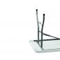 GARBAR CHOPIN Mesa Rectangular Plegable Interior, Exterior 180x75 Gris