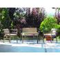 RESOL CLICK-CLACK Mesa de Centro Exterior 90x45 Chocolate