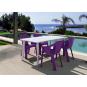 31 GARBAR COOL Silla Con Brazos Exterior Blanco - 31 unidades