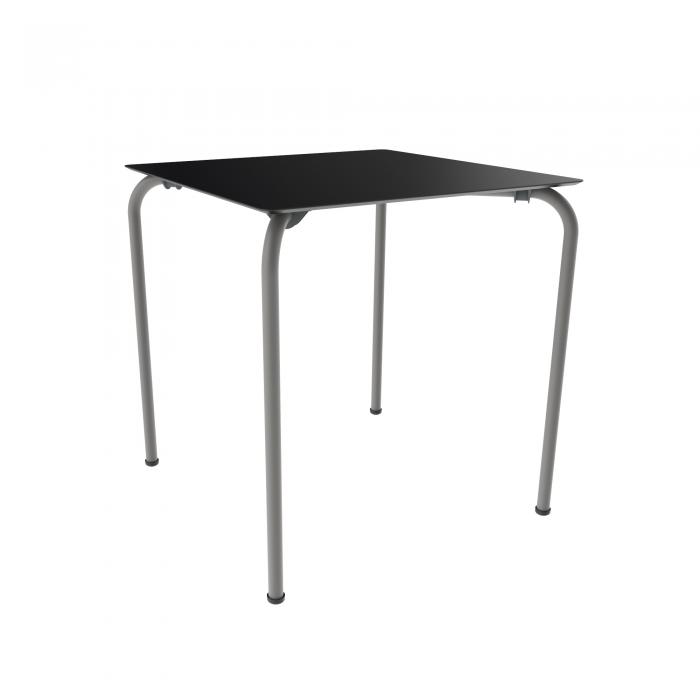 GARBAR CORE Mesa Cuadrada Exterior 70x70 Negro