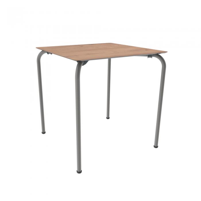 GARBAR CORE Mesa Cuadrada Exterior 70x70 Roble natural