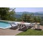 2 GARBAR COSTA BRAVA Tumbona Exterior Antracita - 2 unidades