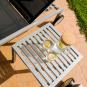 GARBAR CUBIC Mesa Auxiliar Exterior 50x50 Gris