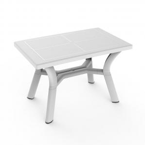 GARBAR DALIA Mesa Rectangular Exterior 115x72 Blanco