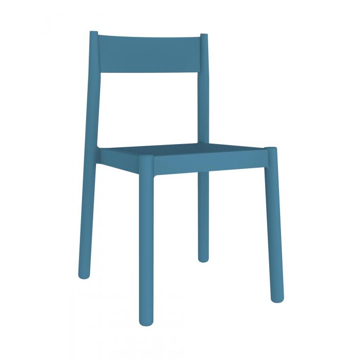 4 GARBAR DANNA Silla Interior, Exterior  Azul retro - 4 unidades