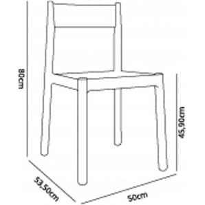4 GARBAR DANNA Silla Interior, Exterior  Azul retro - 4 unidades