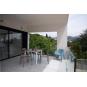 4 GARBAR DANNA Silla Interior, Exterior  Azul retro - 4 unidades