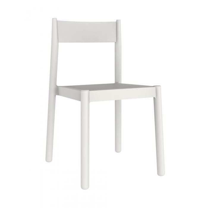 4 GARBAR DANNA Silla Interior, Exterior  Blanco - 4 unidades