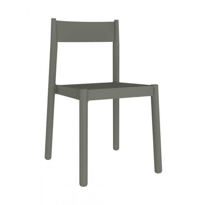 4 GARBAR DANNA Silla Interior, Exterior Gris verdoso - 4 unidades