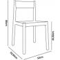 4 GARBAR DANNA Silla Interior, Exterior Gris verdoso - 4 unidades