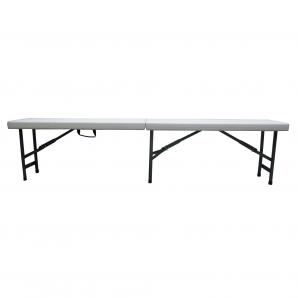 GARBAR EASY Banco Plegable Interior, Exterior 183x25 Blanco