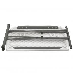GARBAR EASY Mesa Rectangular Plegable Interior, Exterior 75,5x49,5 Blanco